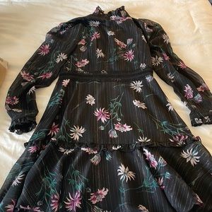 Donna Morgan long sleeve mini dress